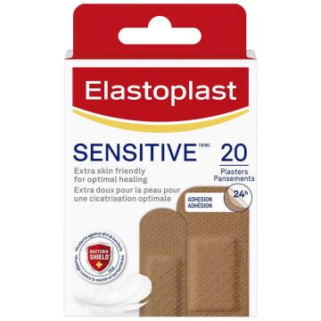 Plasture Elastoplast pentru piele sensibilă și mixtă 2 formate x20