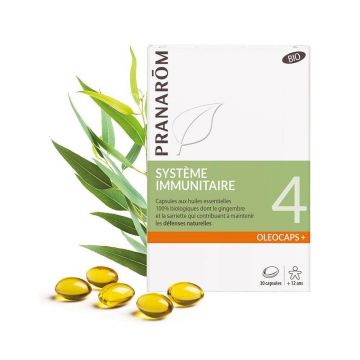 Pranarôm Oléocaps 4 - Sistemul imunitar - 30 Oleocaps+ capsule