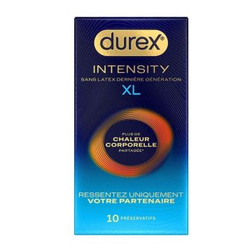 Prezervative Durex Intensity Xl-S fără latex Body Heat Shared x10