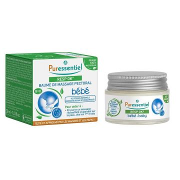 Puressentiel Resp Ok® Balsam de masaj pentru pieptul copilului Bio 30ml