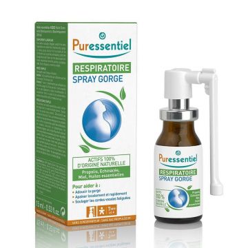 Puressentiel Spray respirator pentru gât 15ml