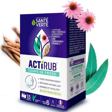 Sante Verte ActiRub Cold Shots Adult 15 pliculețe