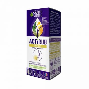 Sante Verte ActiRub Spray calmant pentru gât 15ml