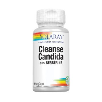Solaray Cleanse Candida Plus Berberine 90 Capsule de legume