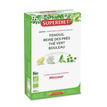 Superdiet Quatuor Minceur Soluție organică de băut 20 flacoane