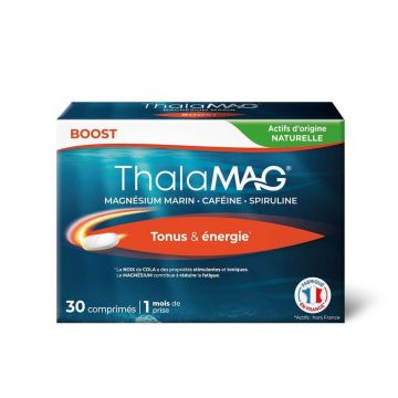 Thalamag Boost Marina Tone și energie 30 comprimate
