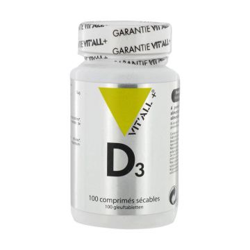 Vit'All+ Vitamine D3 20µg 100 comprimate