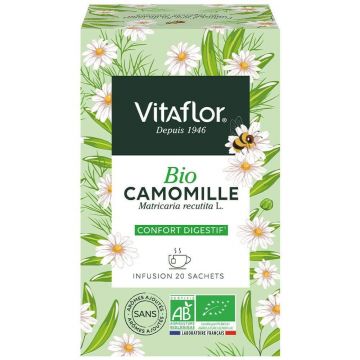 Vitaflor Infuzie organică de mușețel 20 pungi