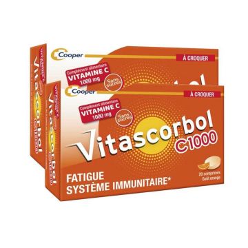 Vitascorbol Vitamine C1000 2x20 comprimate