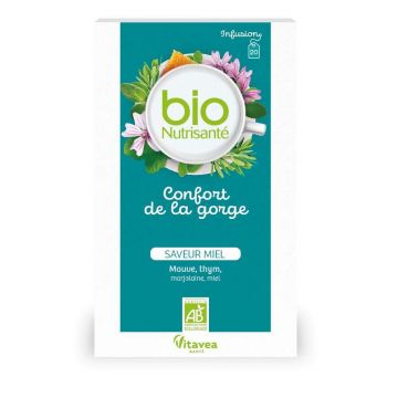 Vitavea Santé Bio Infusion Comfort Throat 20 pliculețe