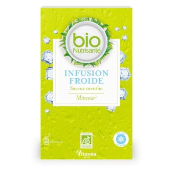 Vitavea Santé BioNutrisanté Infusion Froide Saveur Menthe Minceur 20 pliculețe