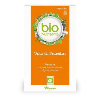 Vitavea Santé Infuzie organică de ficat și intestin 20 pliculețe 20 pliculețe