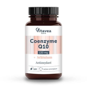 Vitavea Santé Nutri'sentiels Coenzima Q10 130mg + Sélénium 60 gélules