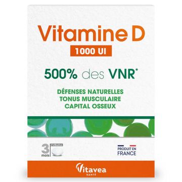 Vitavea Santé Vitamine D 1000 UI 500% din VNR* 90 comprimate