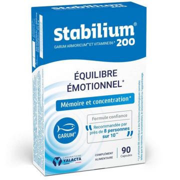 Yalacta Stabilium 200 Garum Armoricum și vitamina B6 90 Capsule
