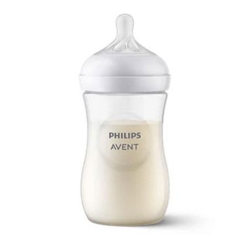 Avent Natural Response Sticlă de plastic de la 1 lună și peste 260 ml