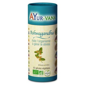 Ayur-Vana Organic Ashwagandha Stres 60 capsule