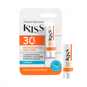 Balsam de buze SPF30 Kiss, 4.5g, Doctor Fiterman