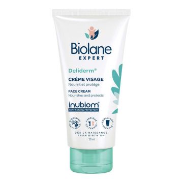 Biolane Expert Face Cream Deliderm Baby Peaux Sensibles 50ml