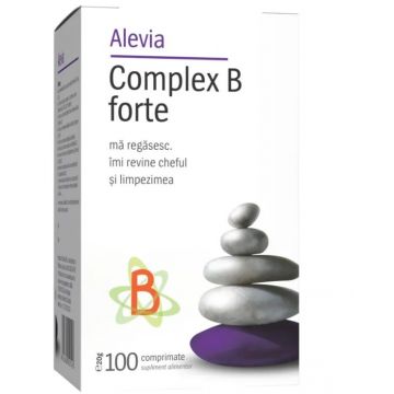 Complex B Forte, 100 comprimate, Alevia