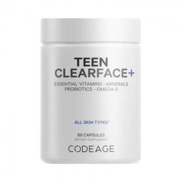 Complex de multivitamine pentru adolescenti Teen Clearface CodeAge, 60 capsule, GNC