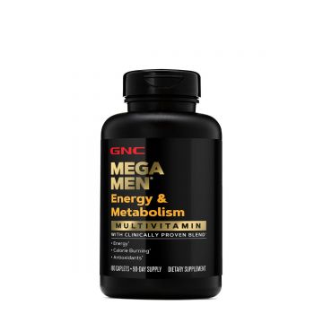 Complex de multivitamine pentru barbati Energie si Metabolism Mega Men®, 180 tablete, GNC