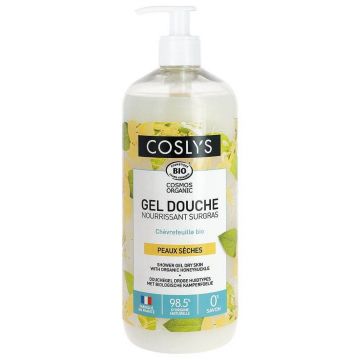 Coslys Supernourishing Gel de duș cu caprifoi Bio Piele uscată 1L