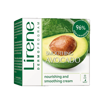 Crema netezitoare cu avocado 30+ de zi si de noapte, 50ml, Lirene