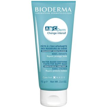 Cremă pentru bebeluși Abcderm, pastă pe bază de apă, 75 g, Bioderma
