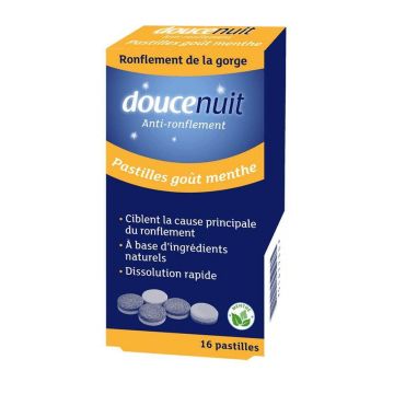 Doucenuit Goût menthe comprimate anti-sforăit x16