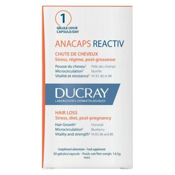 Ducray Anacaps Reactiv pierderea parului 30 capsule