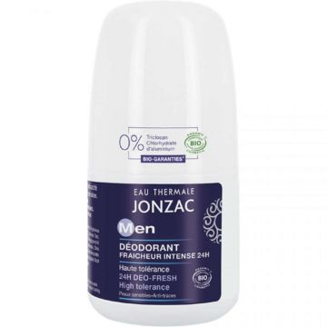 Eau thermale Jonzac Organic Men Roll-On Deodorant cu toleranță ridicată 50ml