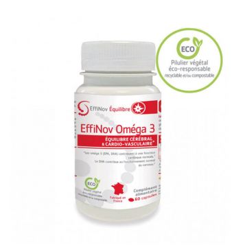 Effinov Nutrition Omega3 Creier și echilibru cardiovascular 60 capsule