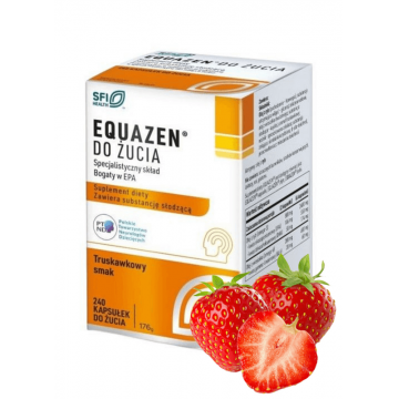 Equazen, aromă de căpșuni, 240 capsule