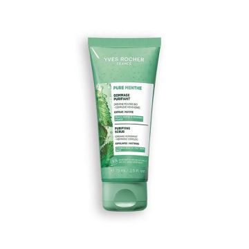 Exfoliant purificator Pure Menthe, 75ml, Yves Rocher
