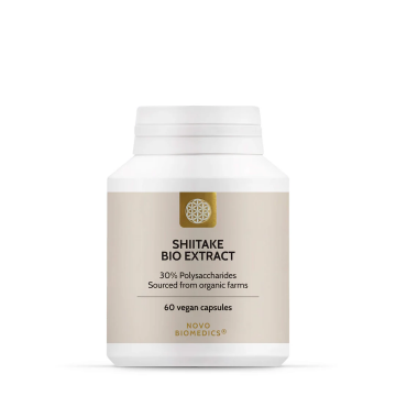 Extract de ciuperci Shiitake Bio, 60 capsule, Novo Biomedics