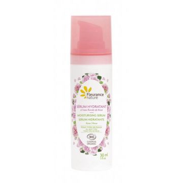 Fleurance Nature Ser hidratant bio cu apă de trandafiri gloralis pentru toate tipurile de ten 30ml
