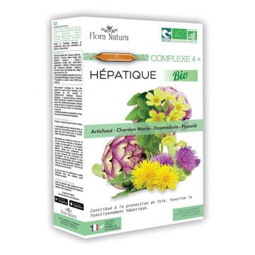 Flora Natura Organic Liver Complex 4+ Anghinare 20 fiole