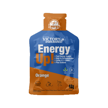 Gel energizant cu aroma de portocale Energy UP Gel, 40g, Weider