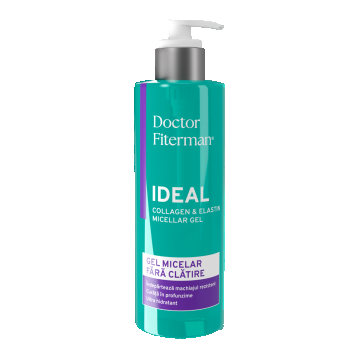 Gel micelar Ideal Collagen si Elastina, 250ml, Doctor Fiterman
