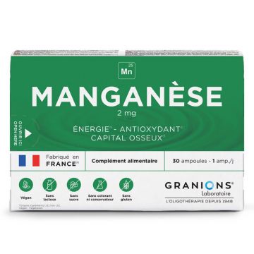 Granions Oligo Mangan 2 mg 30 fiole