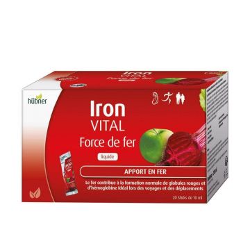 Hübner Fier Vital force 20 pliculețe 10 mll