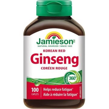 Jamieson Ginseng coreean 1×100 tbl, supliment alimentar