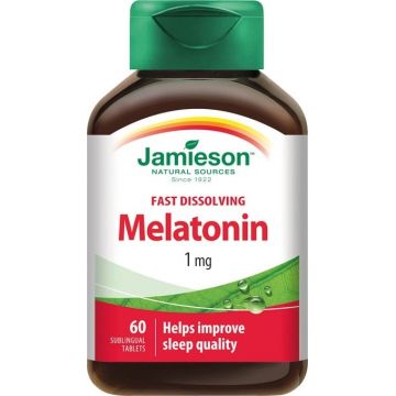 JAMIESON MELATONIN 1 MG 1×60 buc, supliment alimentar