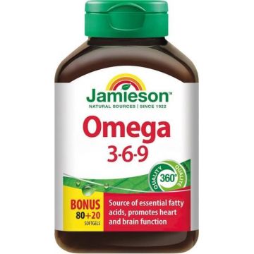 JAMIESON OMEGA 3-6-9 1×100 cps, supliment alimentar