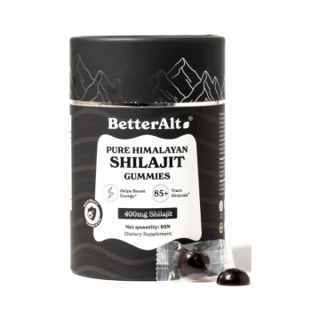 Jeleuri de Shilajit din Himalaya Pure Himalayan Shilajit Gummies BetterAlt, 60 jeleuri, GNC