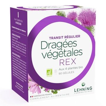 Lehning REX Confetti pe bază de plante 4 plante organice 60 capsule
