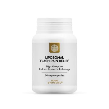 Liposomal Flash Pain Relief, 30 capsule vegetale, Novo Biomedics