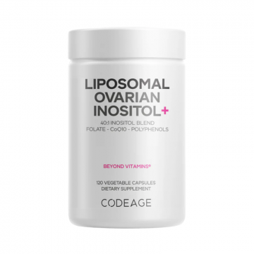 Liposomal Ovarian Inositol+ Myo-Inozitol Ovarian cu Coenzima Q10, 120 capsule, CodeAge