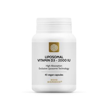 Liposomal Vitamin D3 2000 IU, 45 capsule, Novo Biomedics